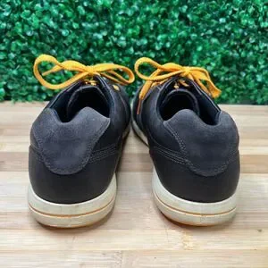 Ecco Original Golf Street Mens Shoes Chocolate Orange Trim Mens EU 44 US 10.5 Mens Ecco Street Golf Shoes for sale | eBay main image 3